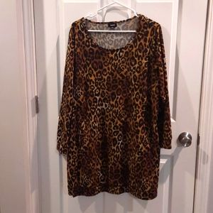 Leopard print dress